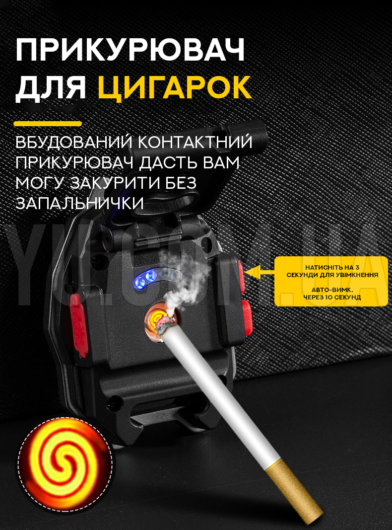 Мультифункциональный туристический фонарик-брелок CAO2/W5144